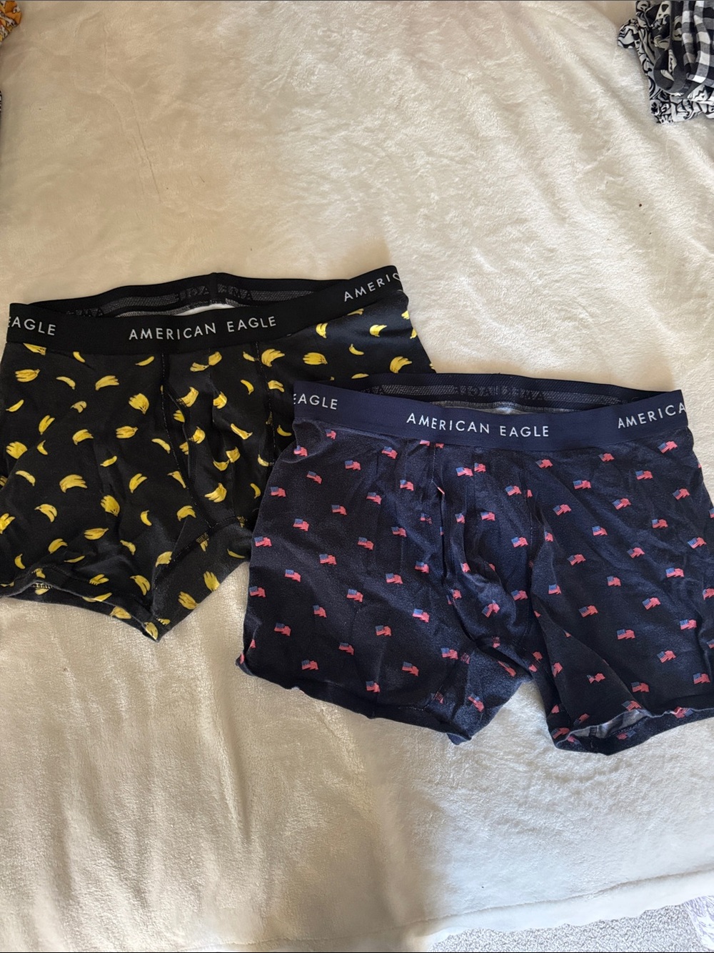American Eagle Outfitters Men's Boxer Briefs - Navy & Black